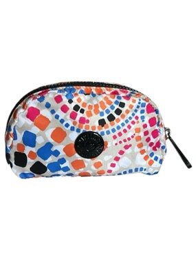 Kipling Multicolor Geo Print Nylon Mini Pouch